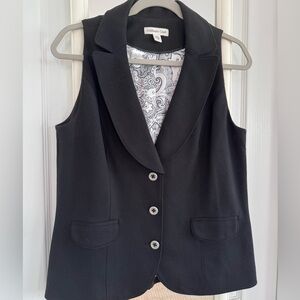 Coldwater Creek black vest size 10